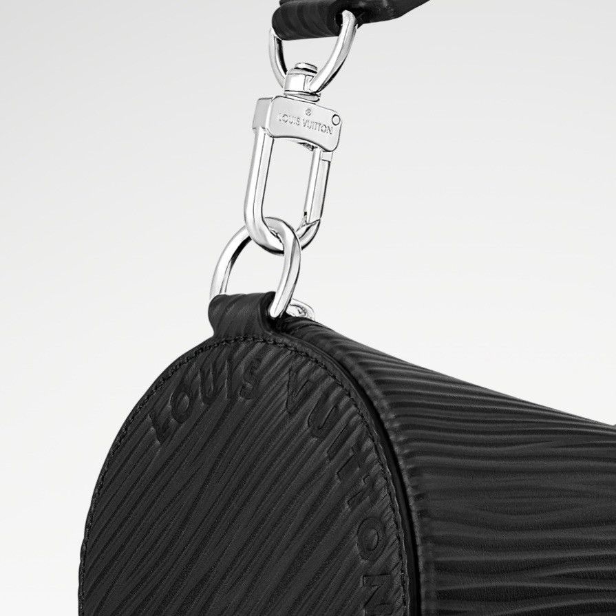 Louis Vuitton Louis Vuitton Soft Polochon PM in Epi XL Leather Black Size ONE SIZE - 14 Thumbnail
