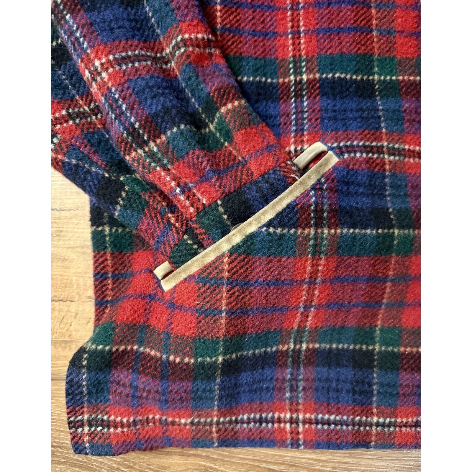 Eddie Bauer Vtg Eddie Bauer Jacket Tartan Wool Plaid Button Barn Coat Size M / US 6-8 / IT 42-44 - 7 Thumbnail