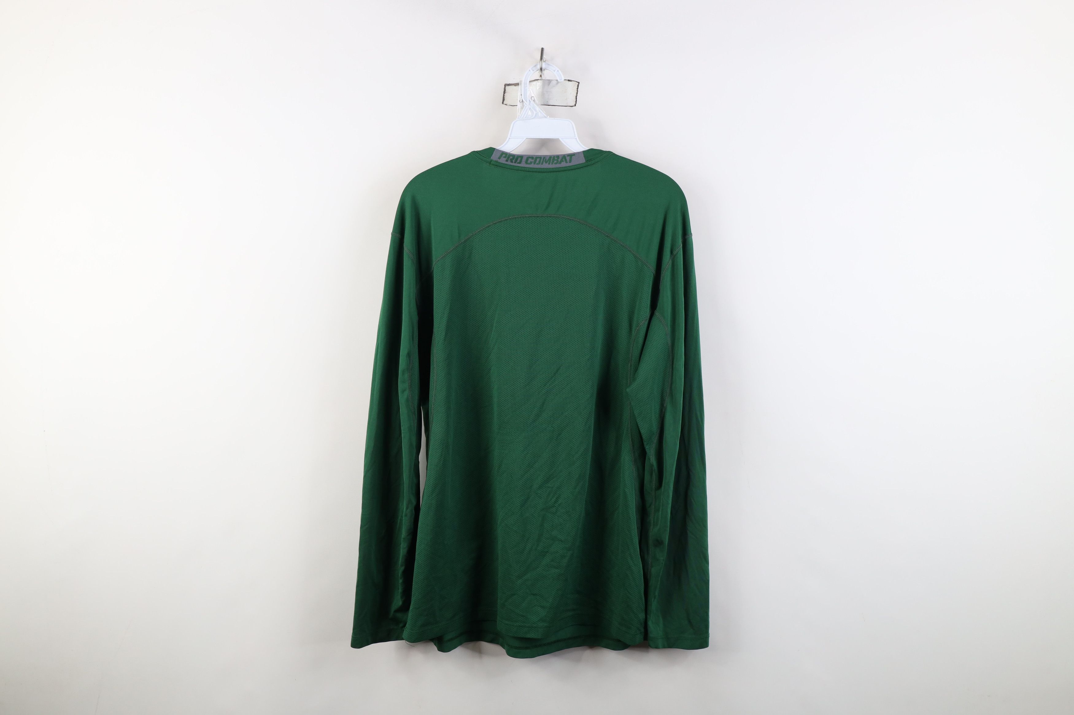 Nike Nike Pro Combat Training Long Sleeve T-Shirt Green Size US L / EU 52-54 / 3 - 15 Thumbnail
