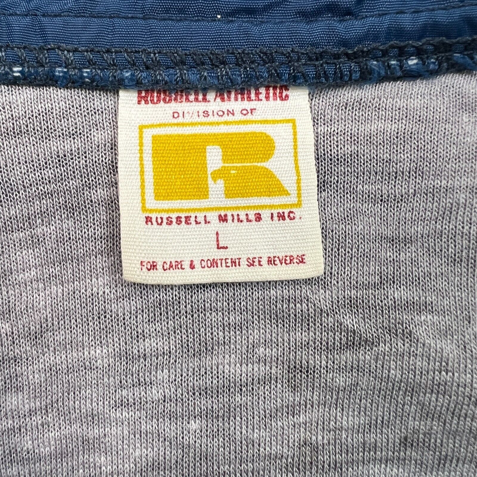 Russell Athletic × Vintage 70s Russell Athletic Jacket Large USA Gold Tag Windbreaker Size US L / EU 52-54 / 3 - 6 Thumbnail