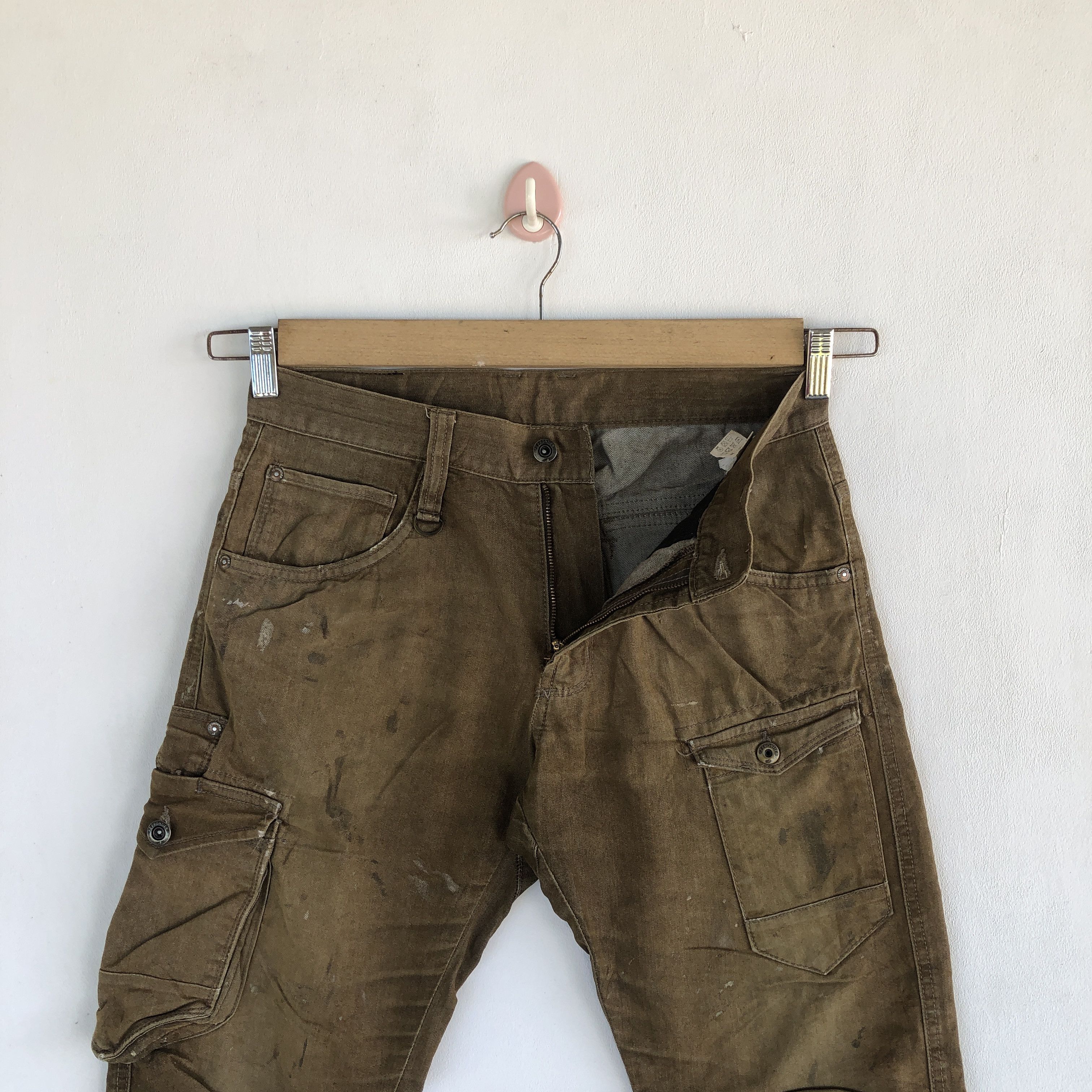 Japanese Brand Japanese Cargo Pants Distressed Multi Pocket Trousers Size 28" / US 6 / IT 42 - 5 Thumbnail