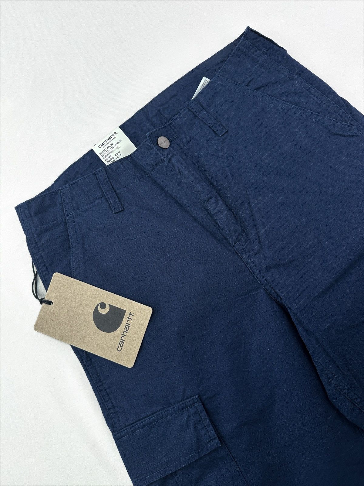 Carhartt Wip Carhartt WIP regular cargo pants, air force blue, size 30x32 Size US 30 / EU 46 - 4 Thumbnail