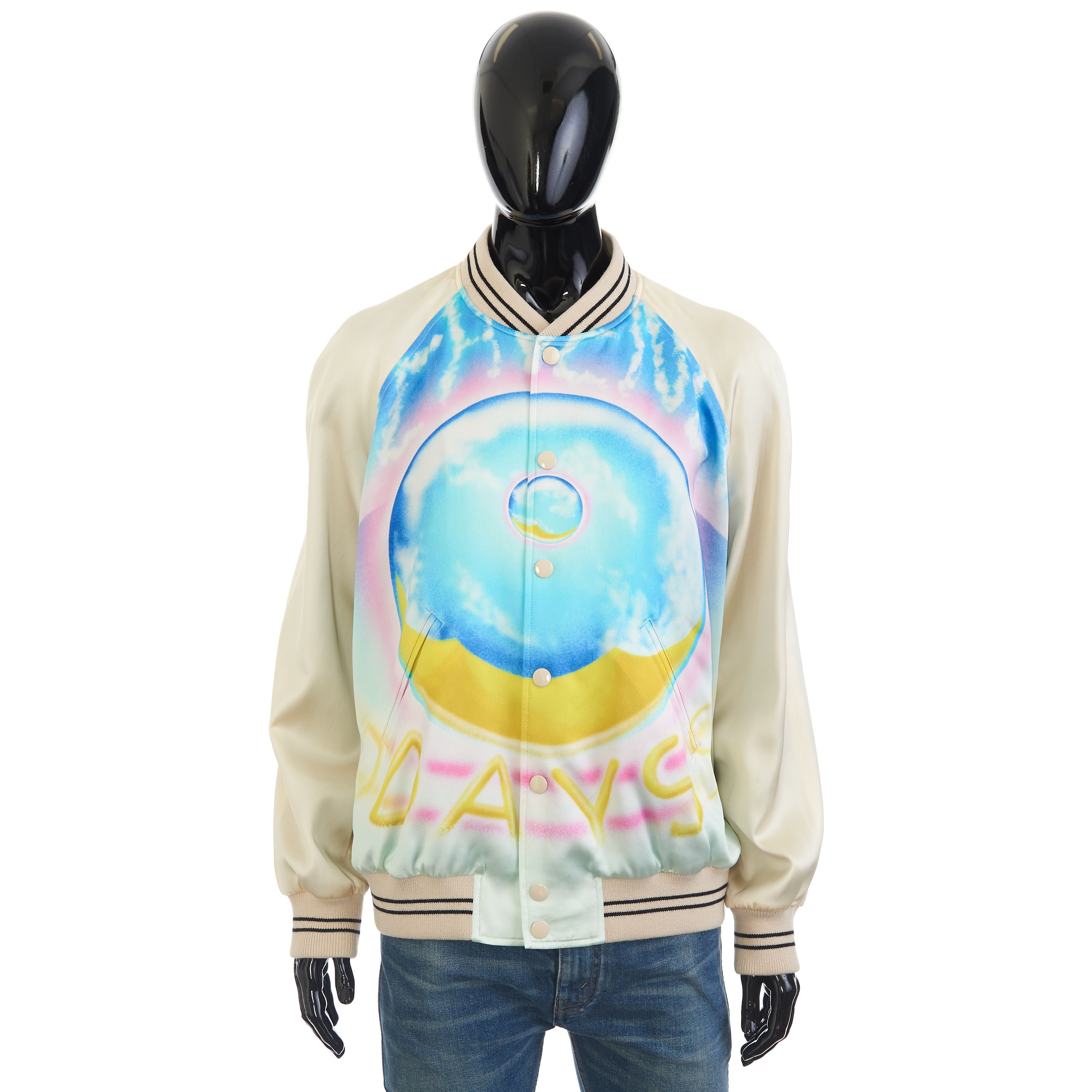 Celine x MARCELO LAVIN “HEAVENLY DAYS” Print Teddy Jacket Size US S / EU 44-46 / 1 - 1 Thumbnail