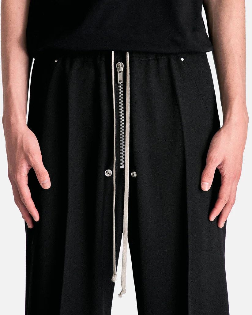 Rick Owens o1s1v1r1oon0825 Wide Belas in Black Size US 32 / EU 48 - 5 Thumbnail