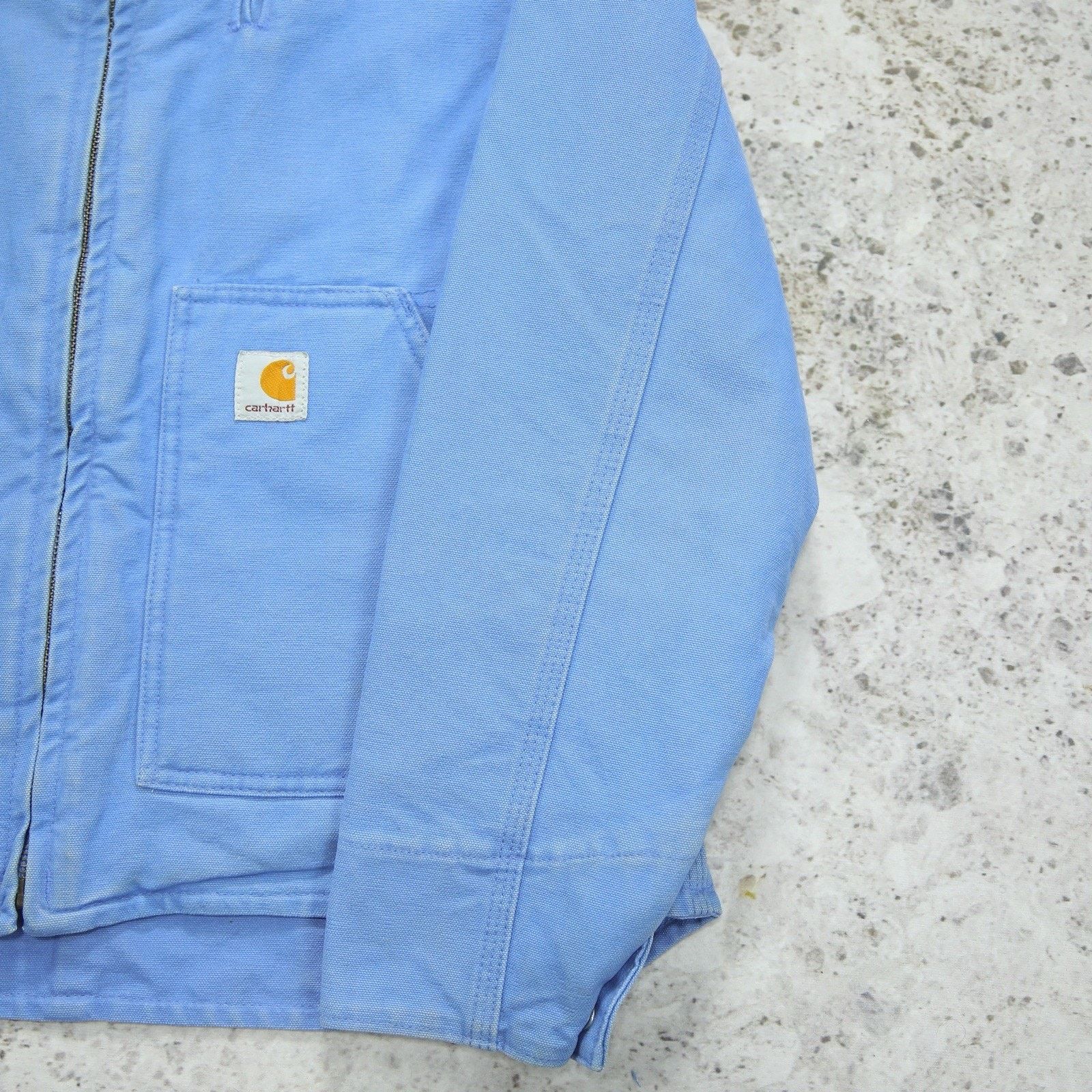 Carhartt Vintage Carhartt WJ022 FHB Blue WOMENS Jacket Sherpa Lined Size US M / EU 48-50 / 2 - 10 Thumbnail