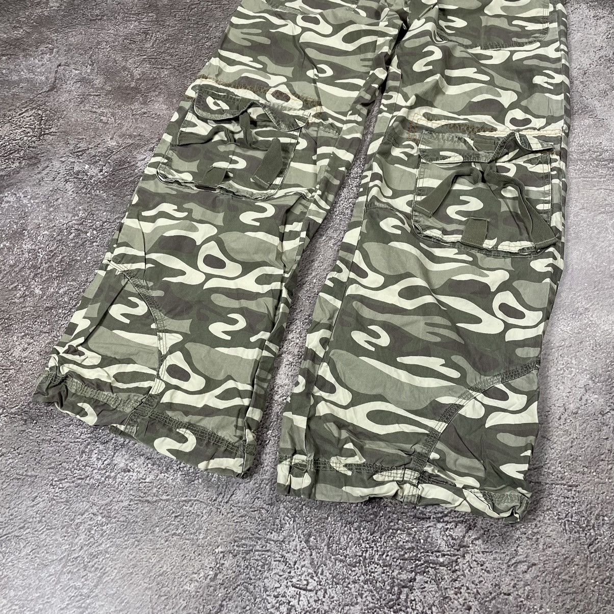 Vintage Vintage 90s Camo Cargo Pants Baggy Skater Streetwear Logo 30 Size 30" / US 8 / IT 44 - 3 Thumbnail