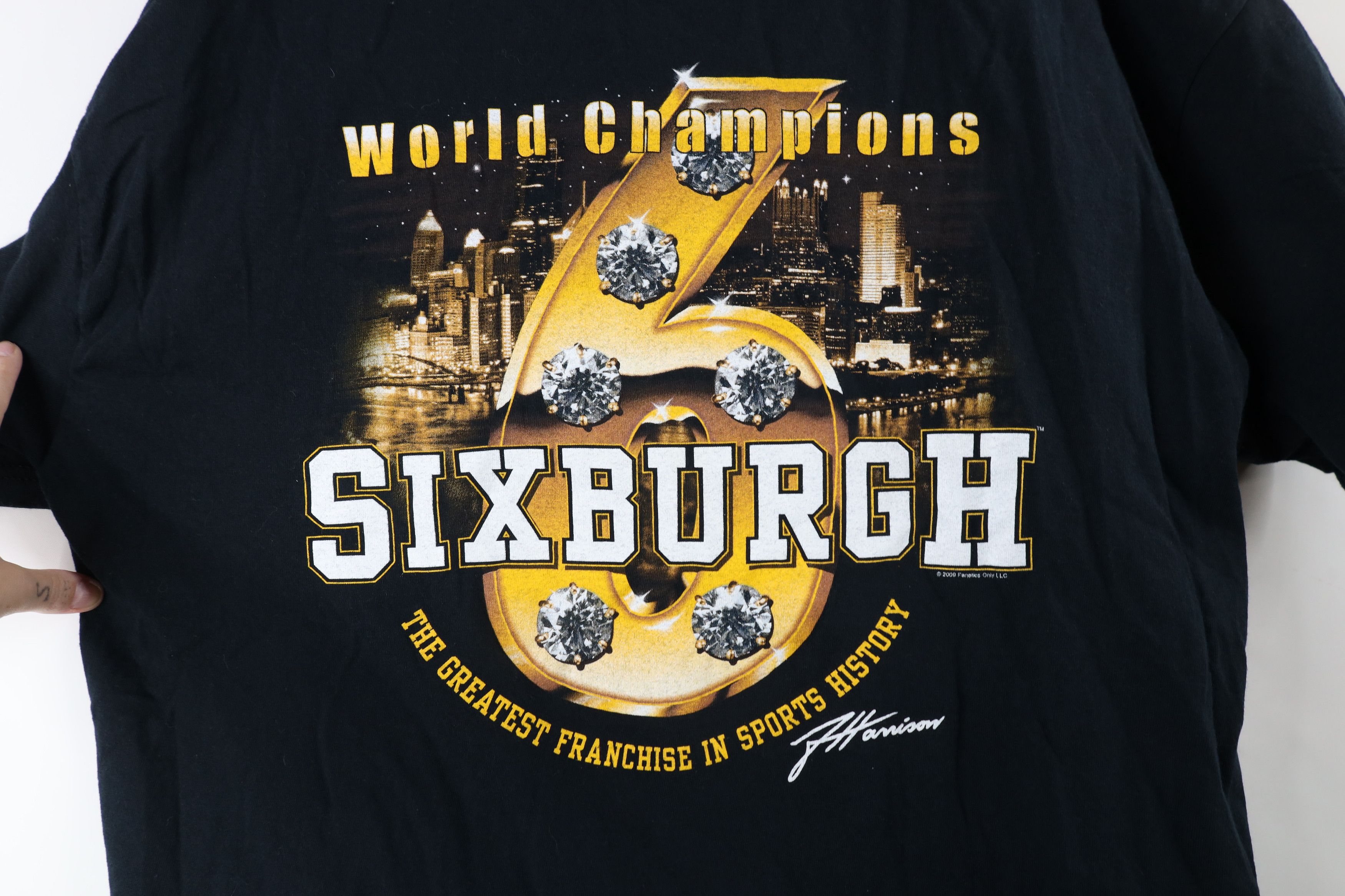 Vintage Vintage Y2K Pittsburgh Steelers Sixburgh Super Bowl T-Shirt Size US XL / EU 56 / 4 - 5 Thumbnail