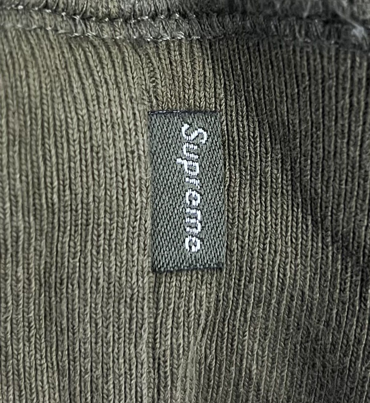 Supreme Supreme Olive Green Arched Logo Hoodie Made Portugal Size XL Size US XL / EU 56 / 4 - 7 Thumbnail
