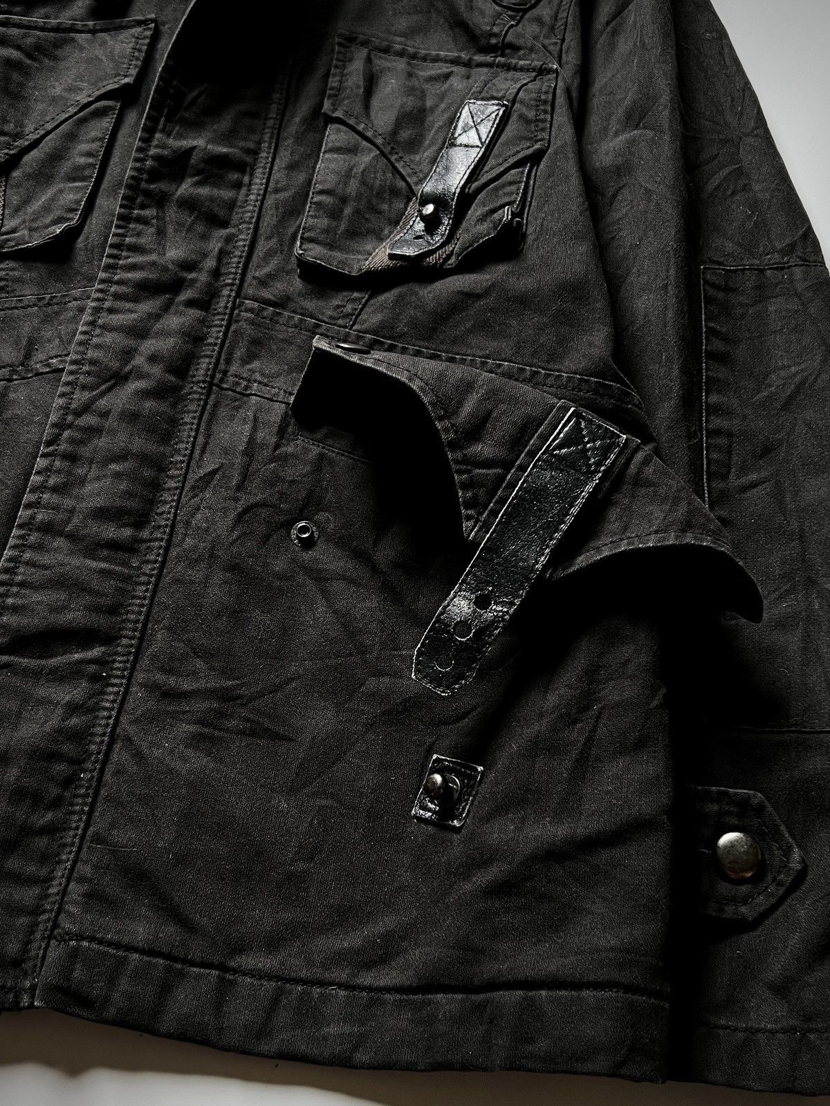 PPFM PPFM Japanese Brand Utility Fur Hooded Jacket Parka Black00s Size US M / EU 48-50 / 2 - 6 Thumbnail