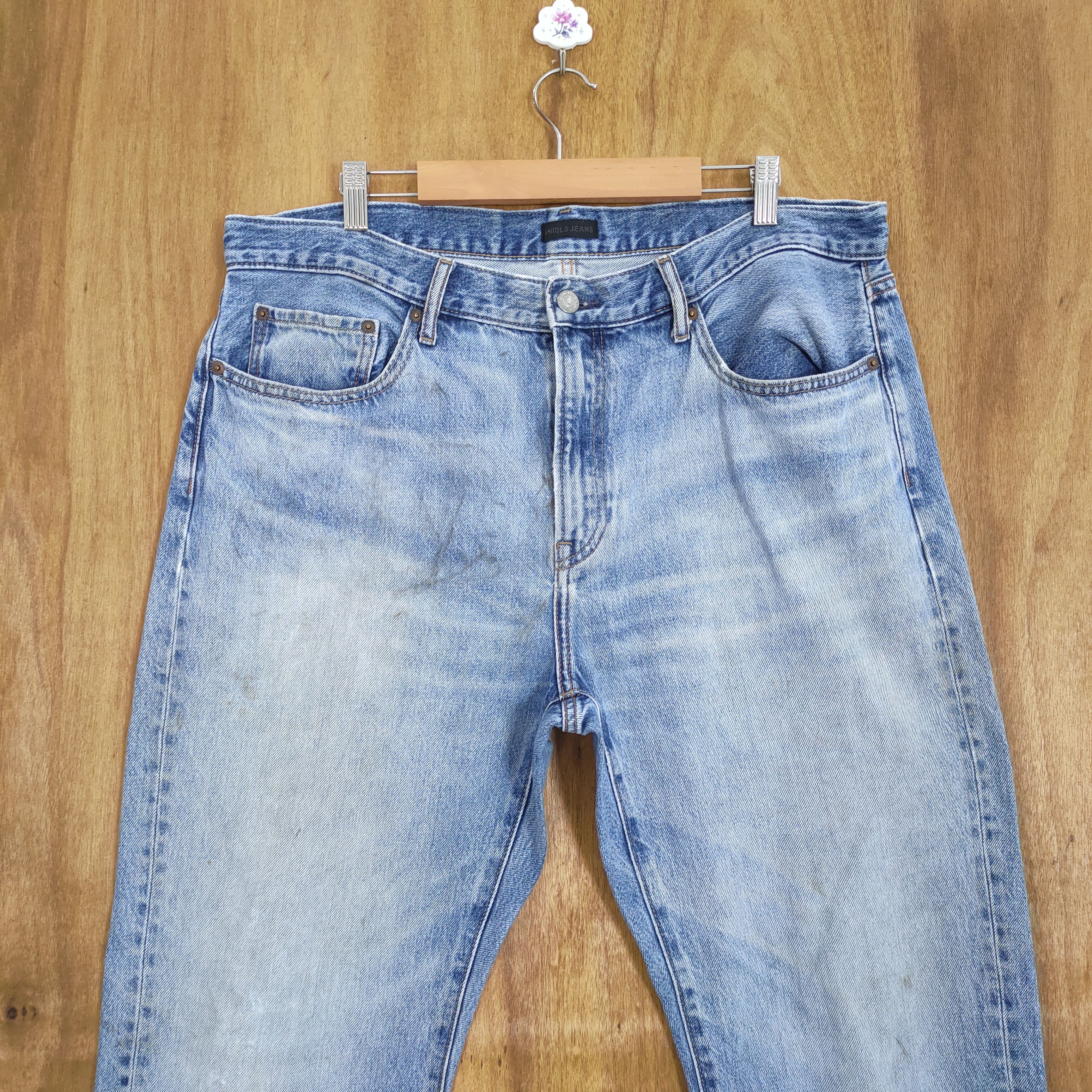 Japanese Brand 36×30 💥 VINTAGE JAPAN BLUE JEAN DENIM PANTS Size US 36 / EU 52 - 4 Thumbnail