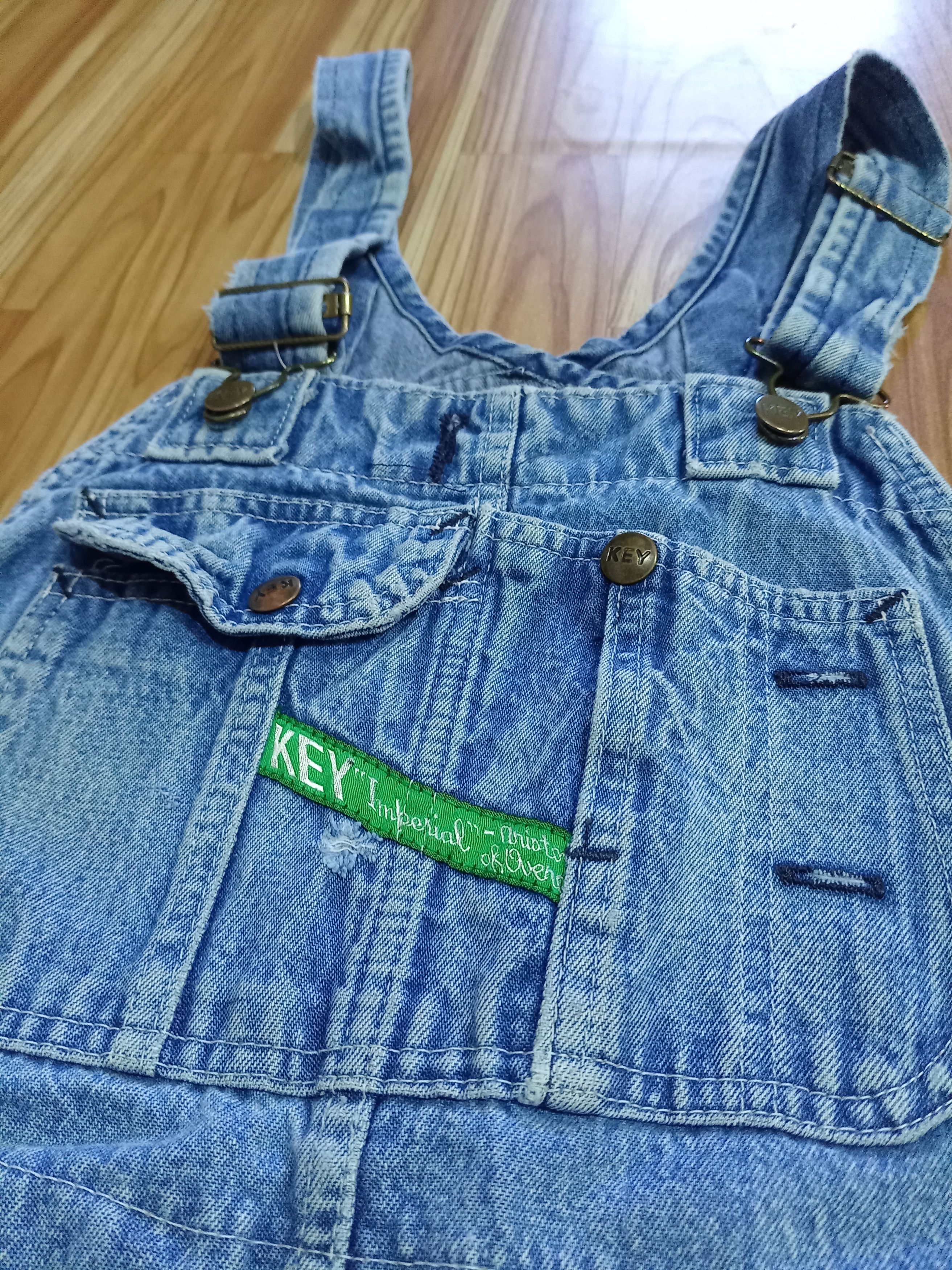 Vintage Vintage key overall denim distressed Size US 32 / EU 48 - 1 Thumbnail