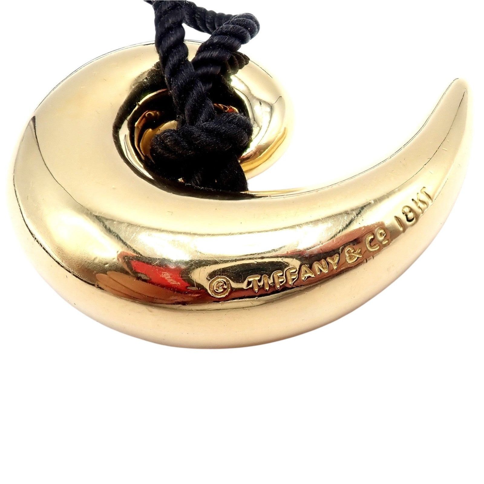 Tiffany & Co. Tiffany & Co 18k Gold Cummings Spiral Nautilus Necklace Size ONE SIZE - 12 Thumbnail