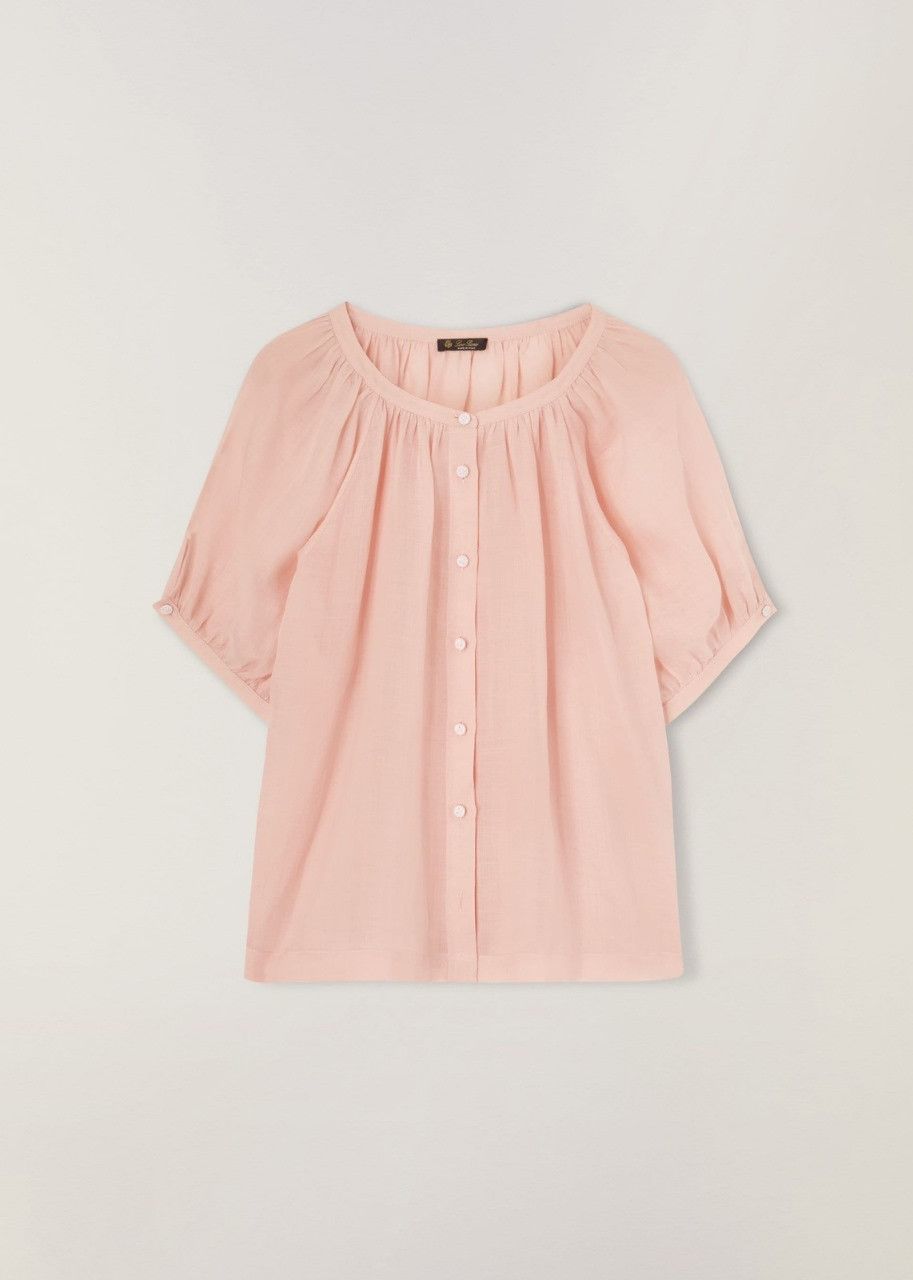 Loro Piana o1srvl11e0524 Shirt in Pink Size S / US 4 / IT 40 - 1 Thumbnail