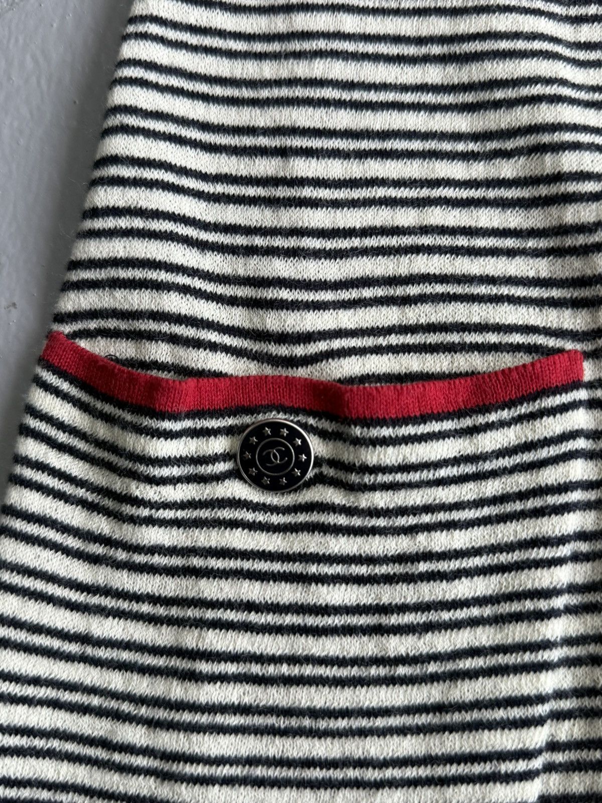 Chanel Chanel - Stripes Long Cardigan Size XS / US 0-2 / IT 36-38 - 6 Thumbnail