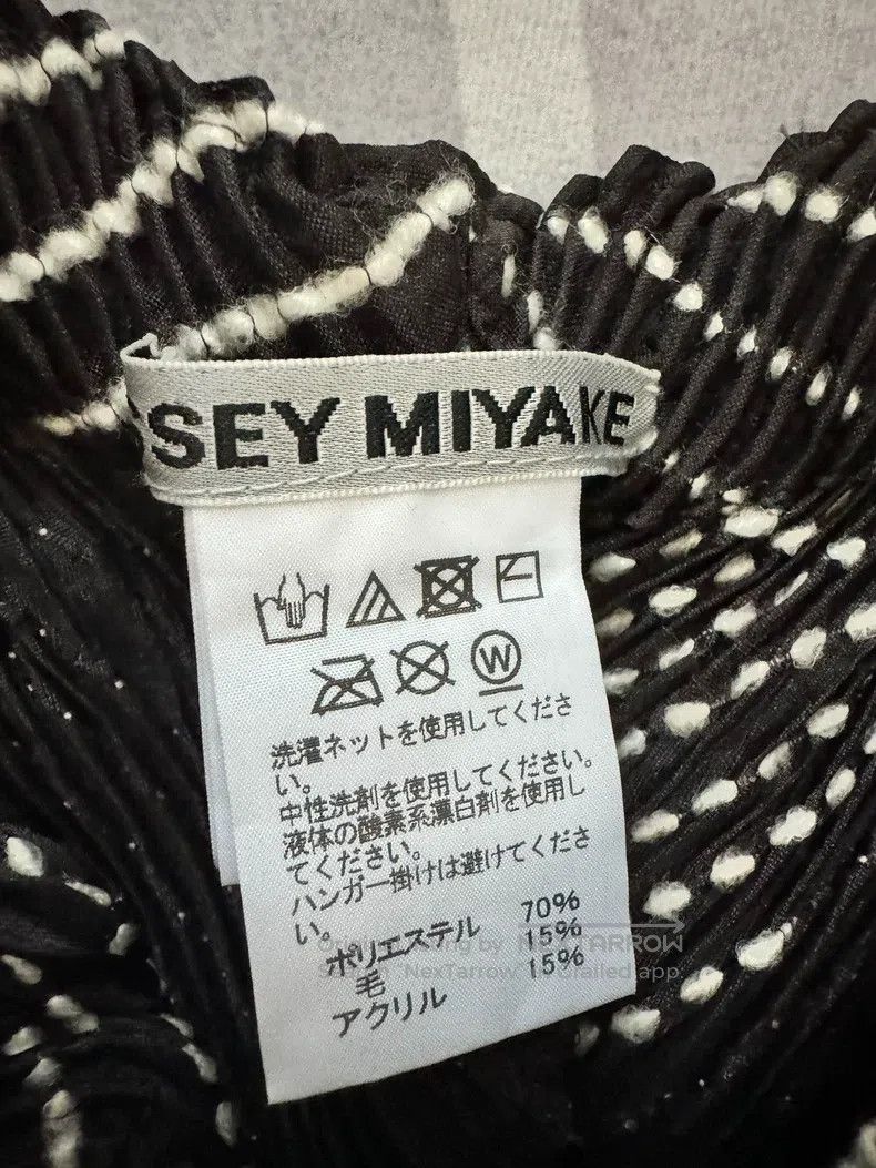 Issey Miyake Issey Miyake Black-Gray Wide-Leg Pants Size 25" / US 0 / IT 36 - 2 Thumbnail