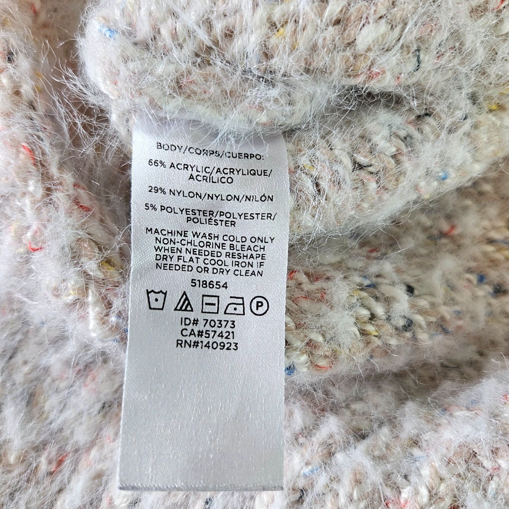 Lou & Grey Lou & Grey Sweater Womens Pullover XS Multicolor Long Sleeve Eyelash Size XS / US 0-2 / IT 36-38 - 4 Thumbnail