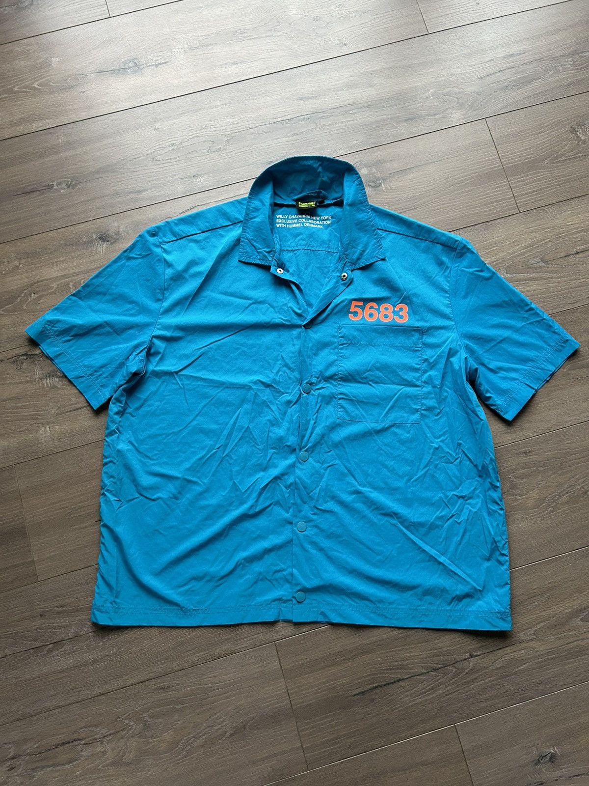Hummel × Willy Chavarria Hummel x Willy Chavarria blue sporty shirt S-M Size US S / EU 44-46 / 1 - 1 Thumbnail