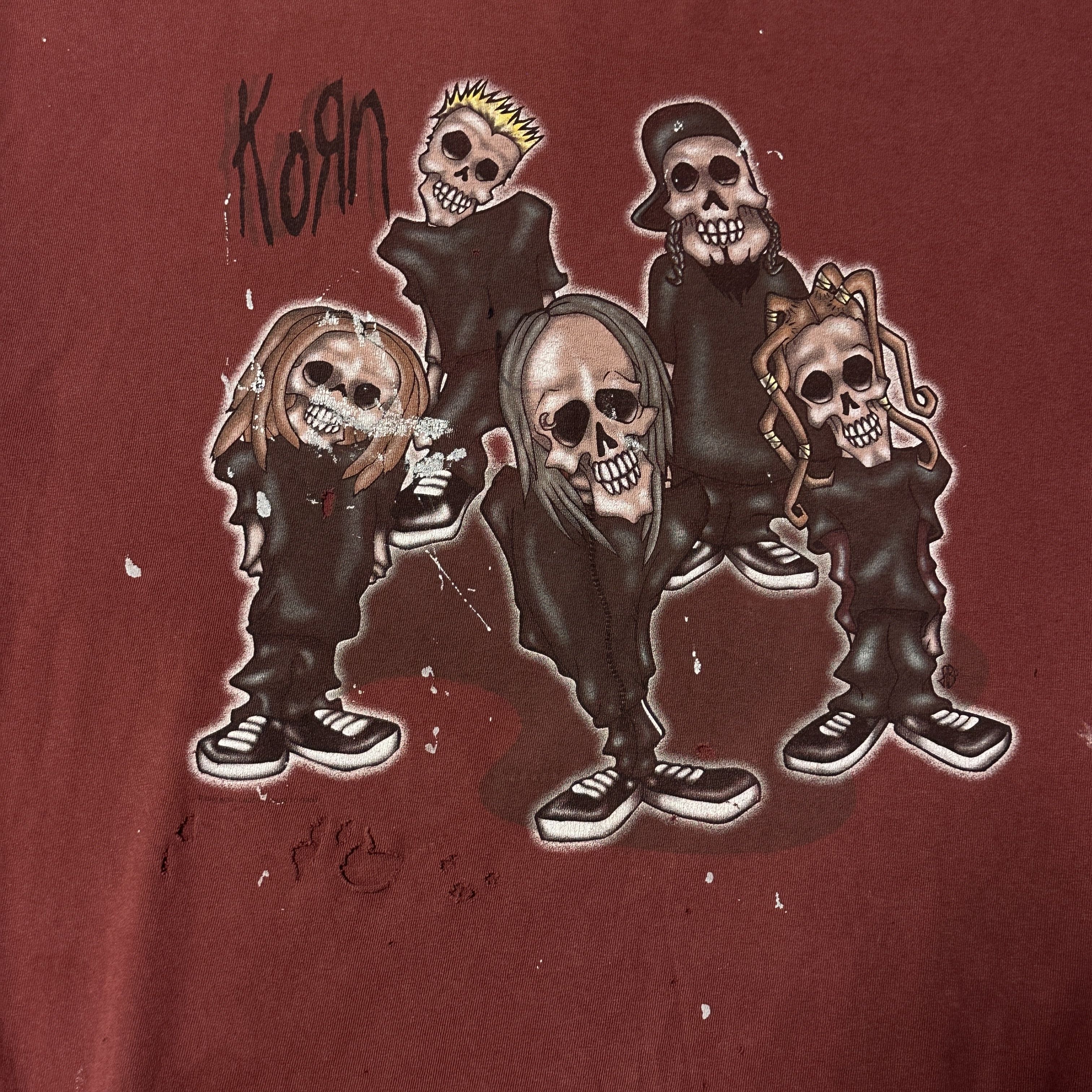 DRYKORN Vintage Korn Cartoon Graphic Band T-Shirt Size L 90s distressed Size US L / EU 52-54 / 3 - 2 Thumbnail