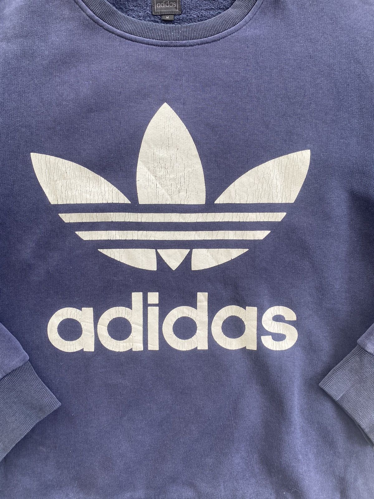 Adidas × Vintage VINTAGE ADIDAS VINTAGE MIRROR PRINT BIG LOGO SWEATSHIRT Size US M / EU 48-50 / 2 - 2 Thumbnail