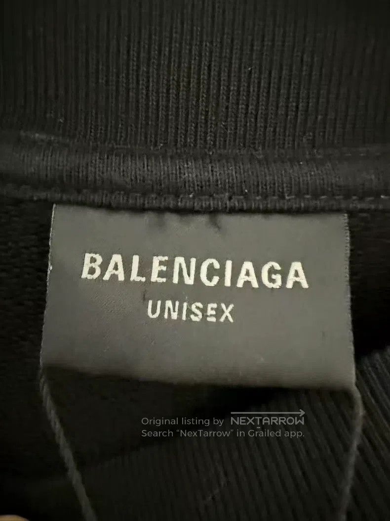 Balenciaga Balenciaga Black Sweatshirt Size US XS / EU 42 / 0 - 3 Thumbnail