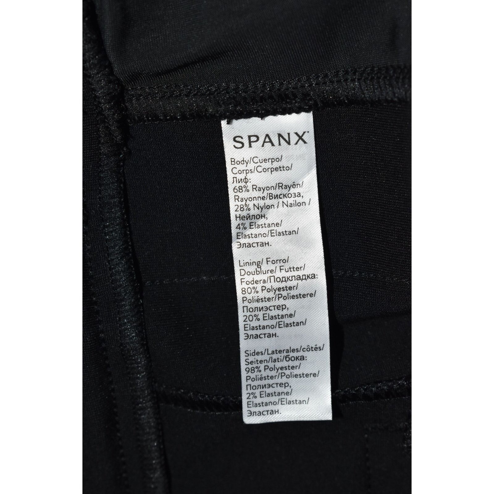 Spanx SPANX Classic Black Ponte Straight Satin Tape Pants Size M Size 29" - 7 Thumbnail