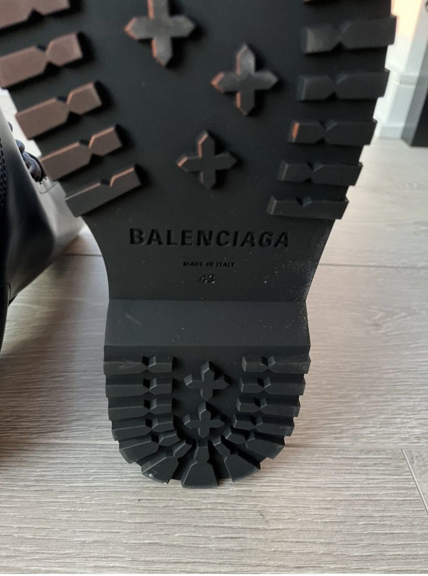 Balenciaga Balenciaga amphibia leather lace up combat boots Size US 10 / EU 43 - 6 Thumbnail