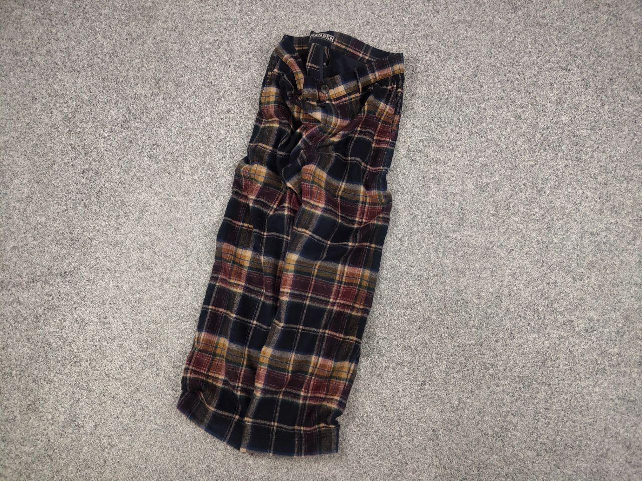 HANSEN Garments Hansen Garments Pyge Wool Blend Check Cropped Casual Pants Size US 32 / EU 48 - 3 Thumbnail