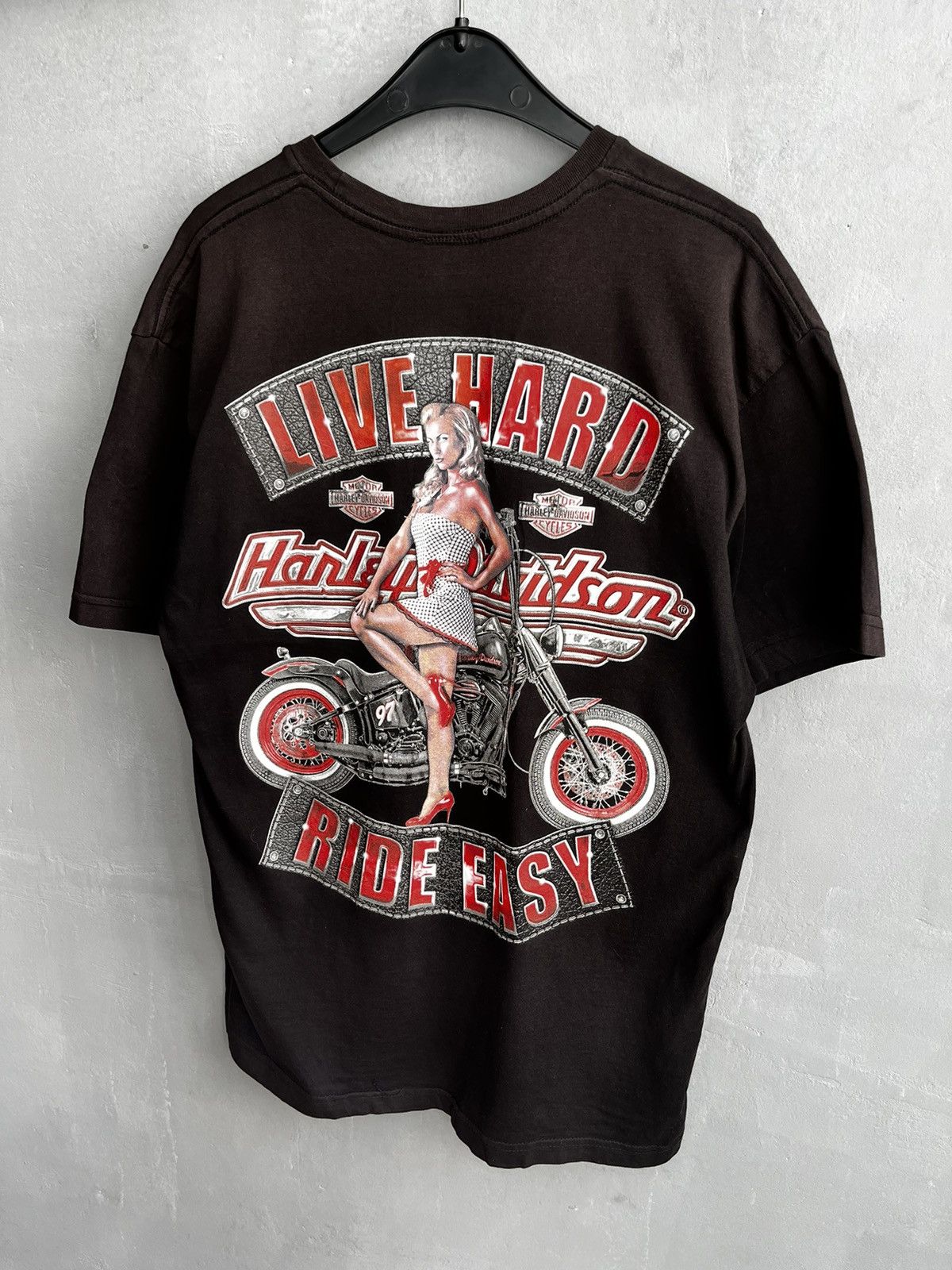 Harley Davidson × Vintage vintage HARLEY DAVIDSON shirt motorcycle jersey Las vegas Size US L / EU 52-54 / 3 - 1 Thumbnail