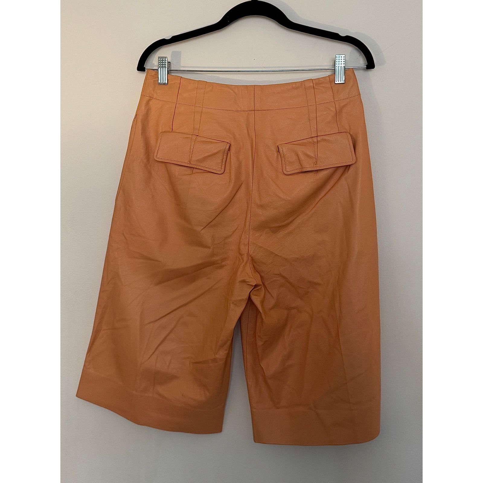 Proenza Schouler Proenza Schouler Peach Leather Shorts Size 27" / US 4 / IT 40 - 2 Thumbnail