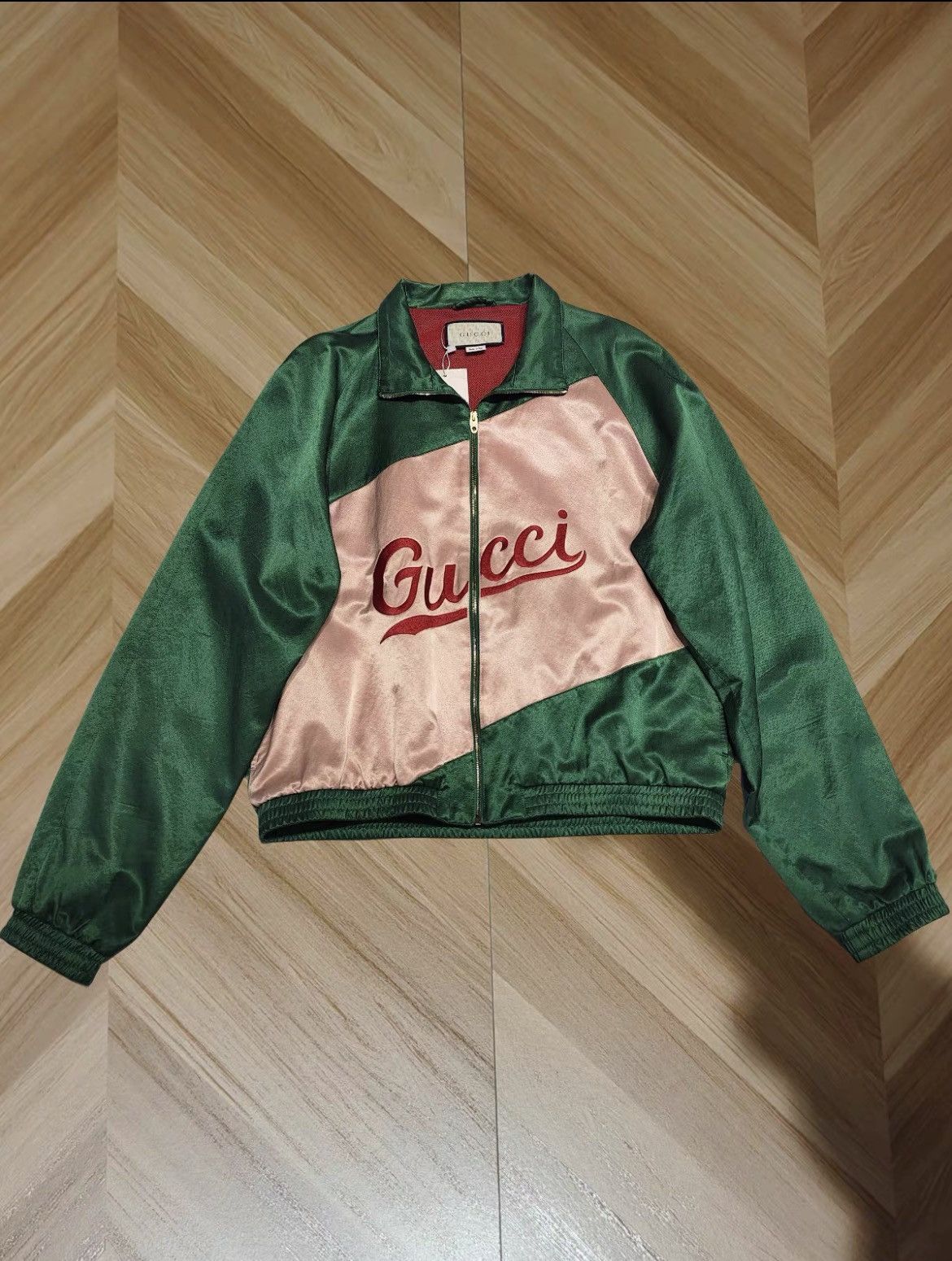 Gucci Gucci letter embroidery logo zipper jacket Size US M / EU 48-50 / 2 - 1 Thumbnail