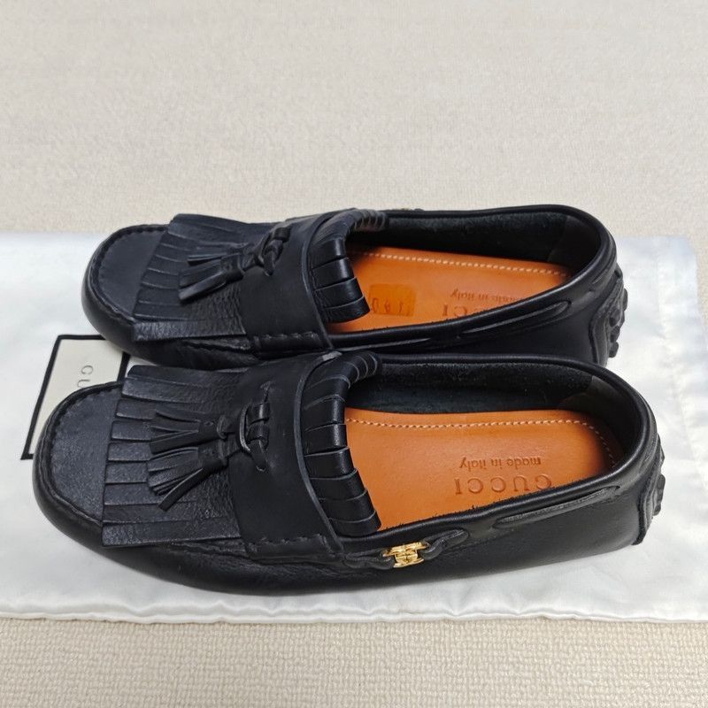Gucci Gucci Interlocking Leather Tassel Loafers for Men - Size US 8.5 / EU 41-42 - 1 Thumbnail