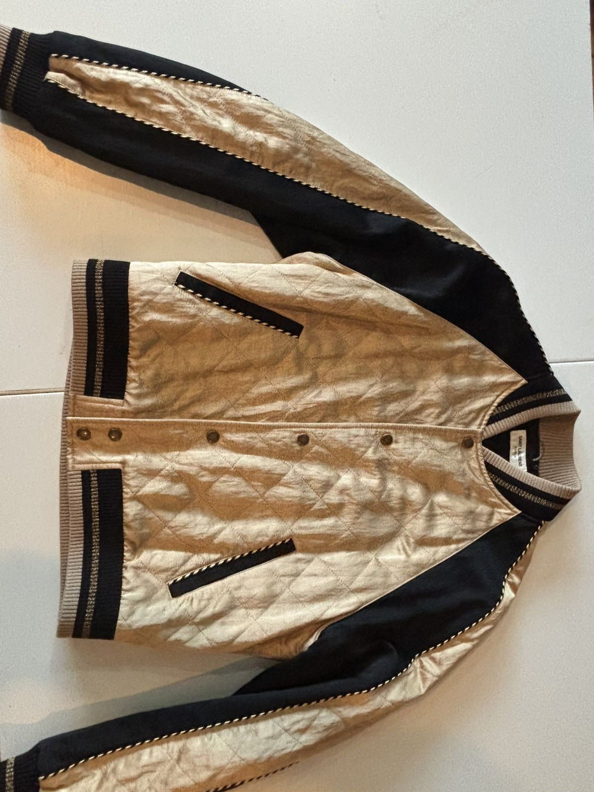 Saint Laurent Paris Saint Laurent Paris Quilted Bomber – Hedi Slimane Era – 46 Size US S / EU 44-46 / 1 - 3 Thumbnail