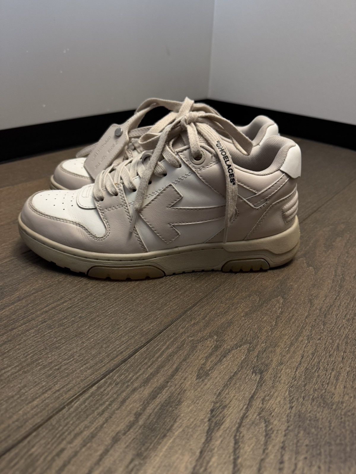Off-White Off White Ouf Of Office Beige Size US 6 / EU 39 - 3 Thumbnail