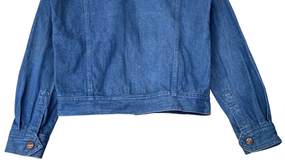 Vintage Vintage BLUE WAY Boys Denim Jacket Button Size US XXS / EU 40 - 12 Thumbnail
