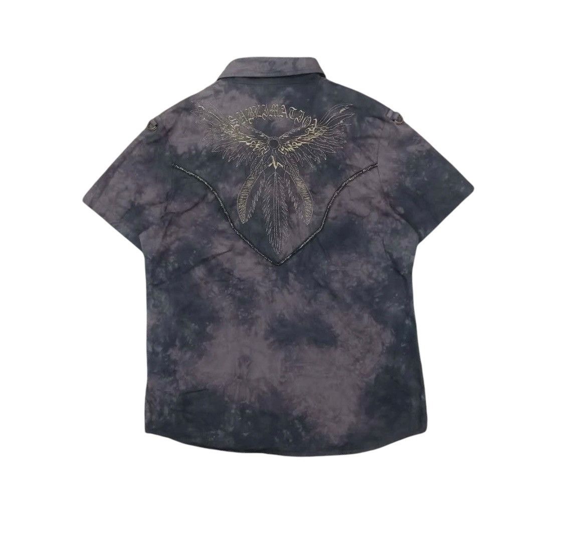 In The Attic × Japanese Brand × Vintage Vtg In the Attic Distressed button shirt Size US M / EU 48-50 / 2 - 3 Thumbnail
