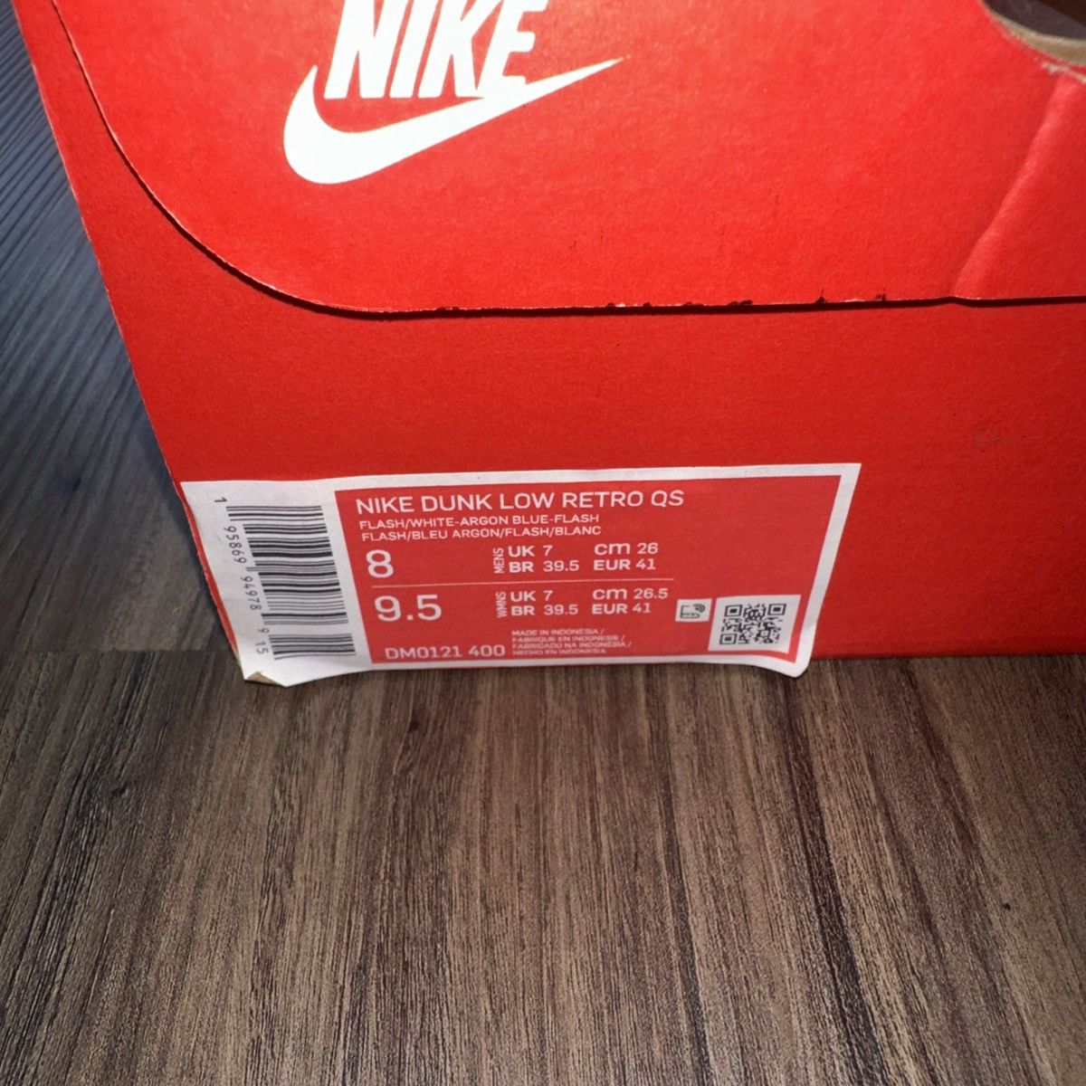 Nike 2022 Nike Dunk Low Retro QS “Argon Blue” Men’s Size 8 Rare Size US 8 / EU 41 - 2 Thumbnail