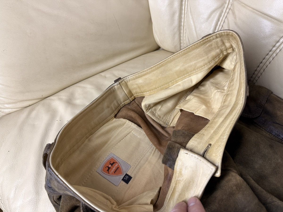 Genuine Leather Vintage Maddox Country Leather Cargo shorts Suede Size US 34 / EU 50 - 13 Thumbnail