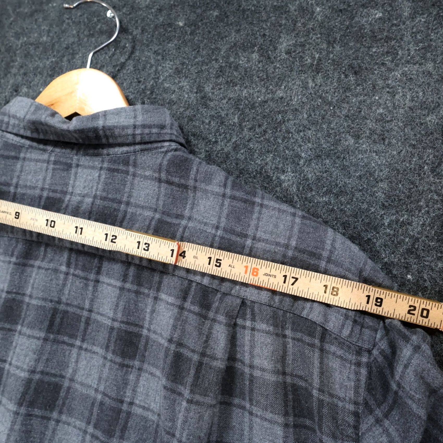 Hartford Hartford Button Up Shirt Mens XL Gray Plaid Flannel Long Sleeve Casual Size US XL / EU 56 / 4 - 7 Thumbnail