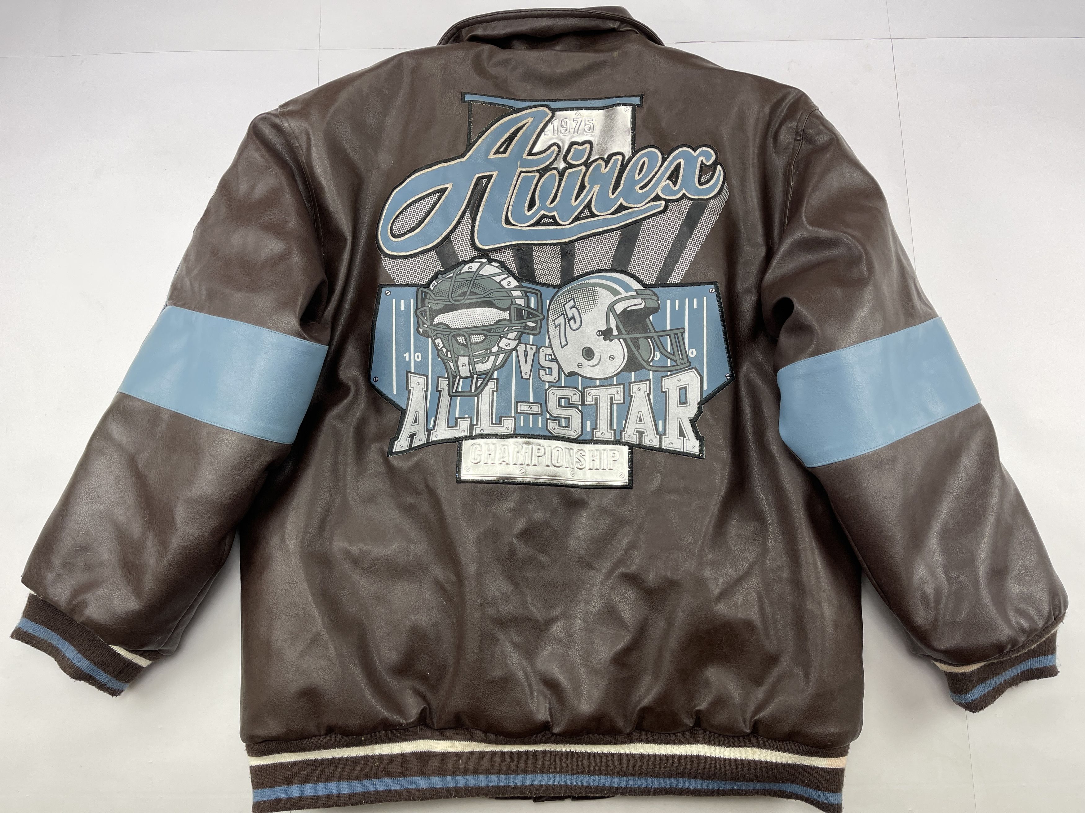 Avirex AVIREX faux leather jacket, vintage, 90s hip hop 1990s M Size US M / EU 48-50 / 2 - 1 Thumbnail