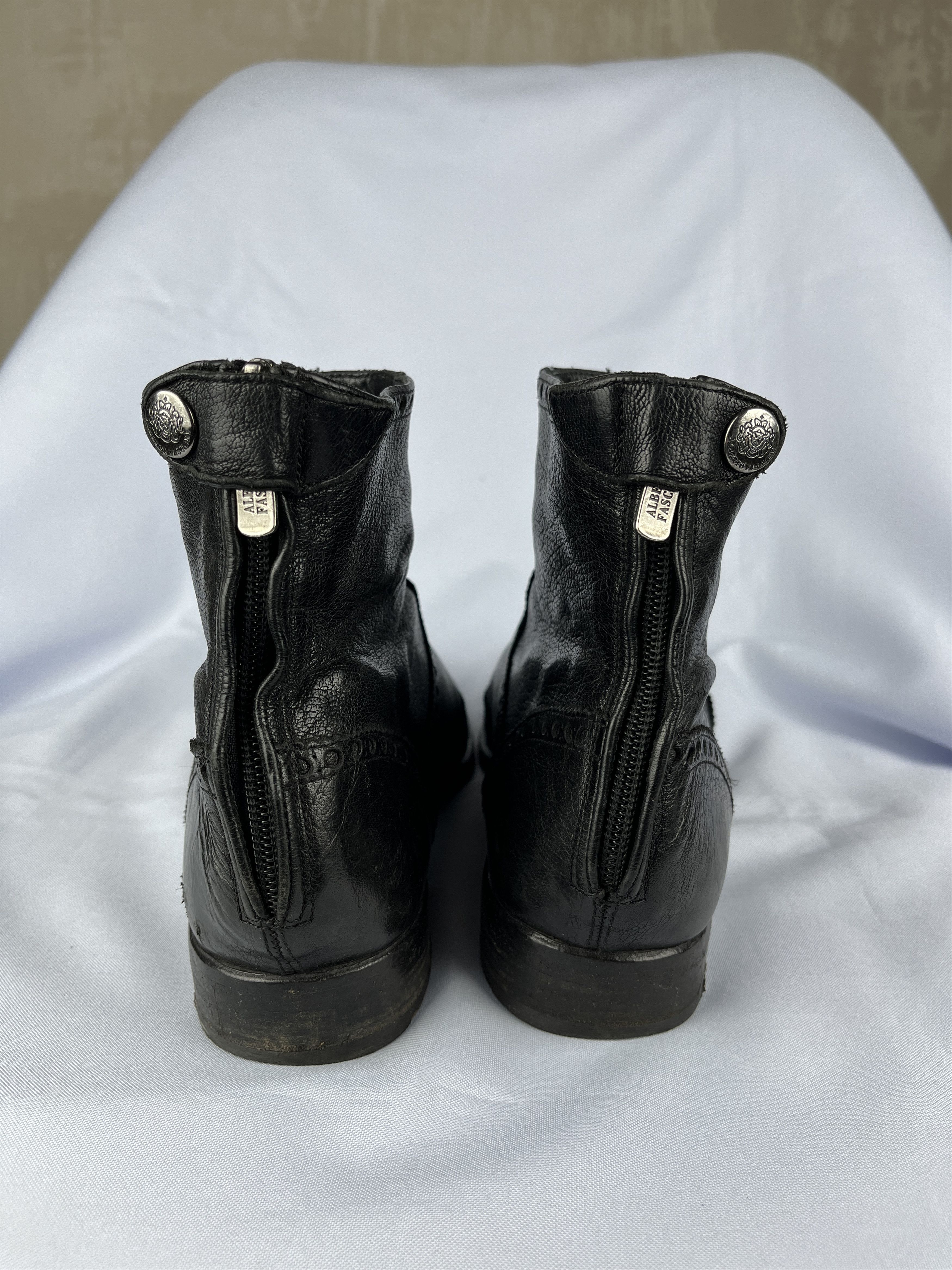 Alberto Fasciani × Leather Alberto Fasciani Ankle Zip Leather Boots Size 39.5 UK 5.5 Size US 6.5 / EU 39-40 - 5 Thumbnail