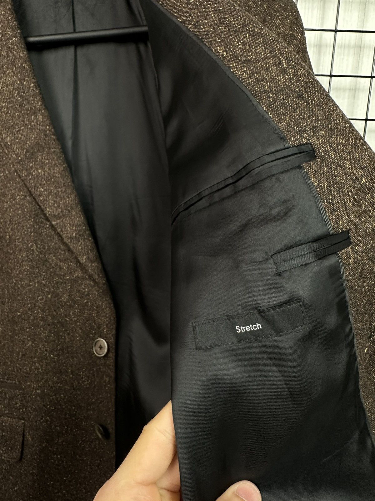 Hugo × Hugo Boss Hugo Boss luxury blazer jacket Men 40L size Brown L XL Size 40L - 11 Thumbnail