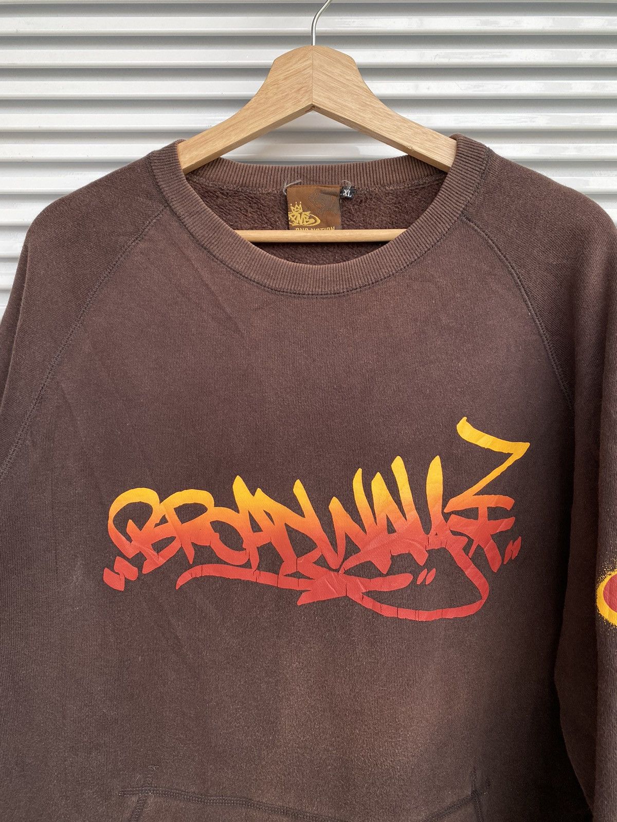 Japanese Brand Vintage PNB Nation Rap Brown Hoodies / Fuct Travis Scott Size US XL / EU 56 / 4 - 4 Thumbnail