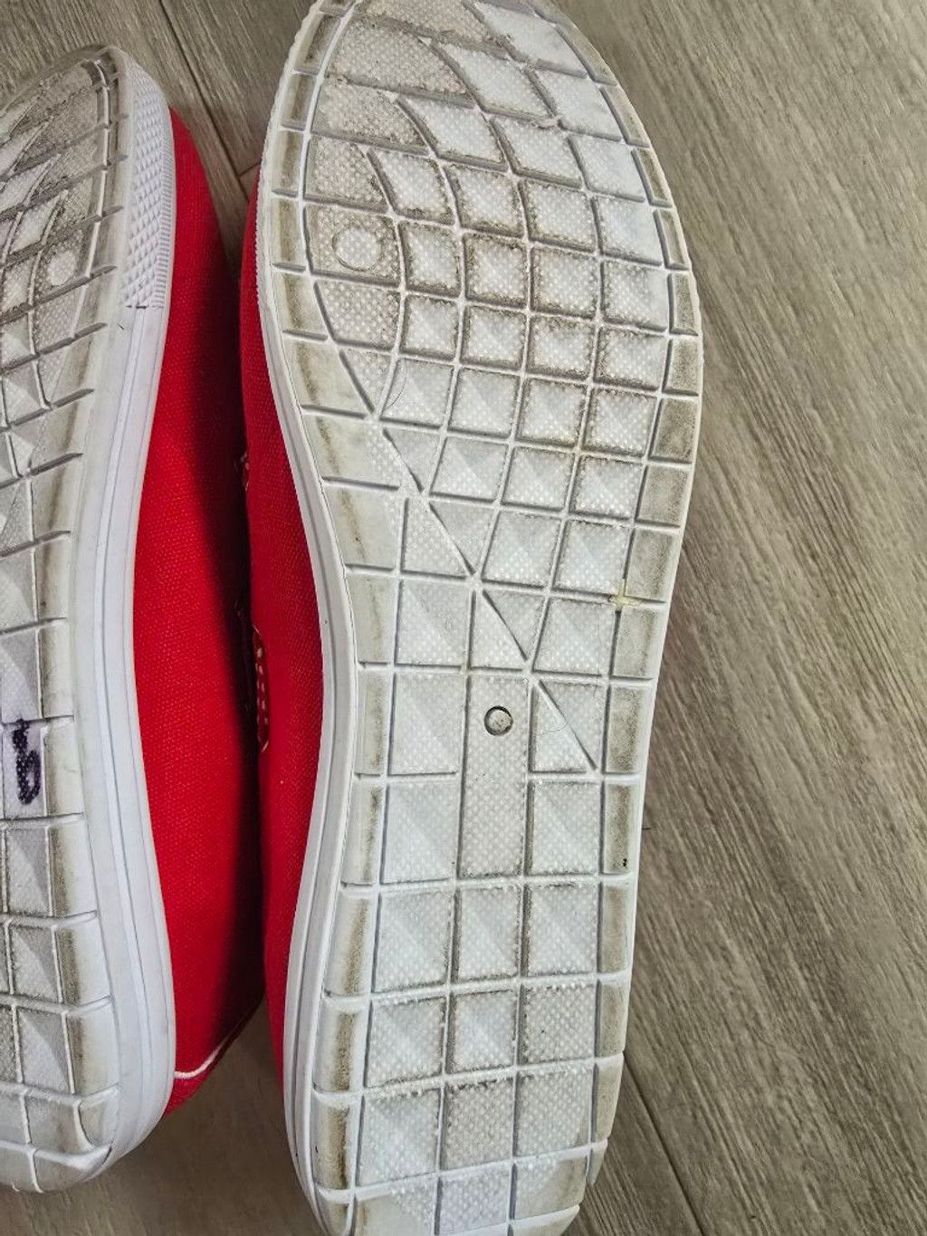 Other Women's ComfortEase Red & White Canvas Flats & Loafers Size Size US 9.5 / IT 39.5 - 6 Thumbnail