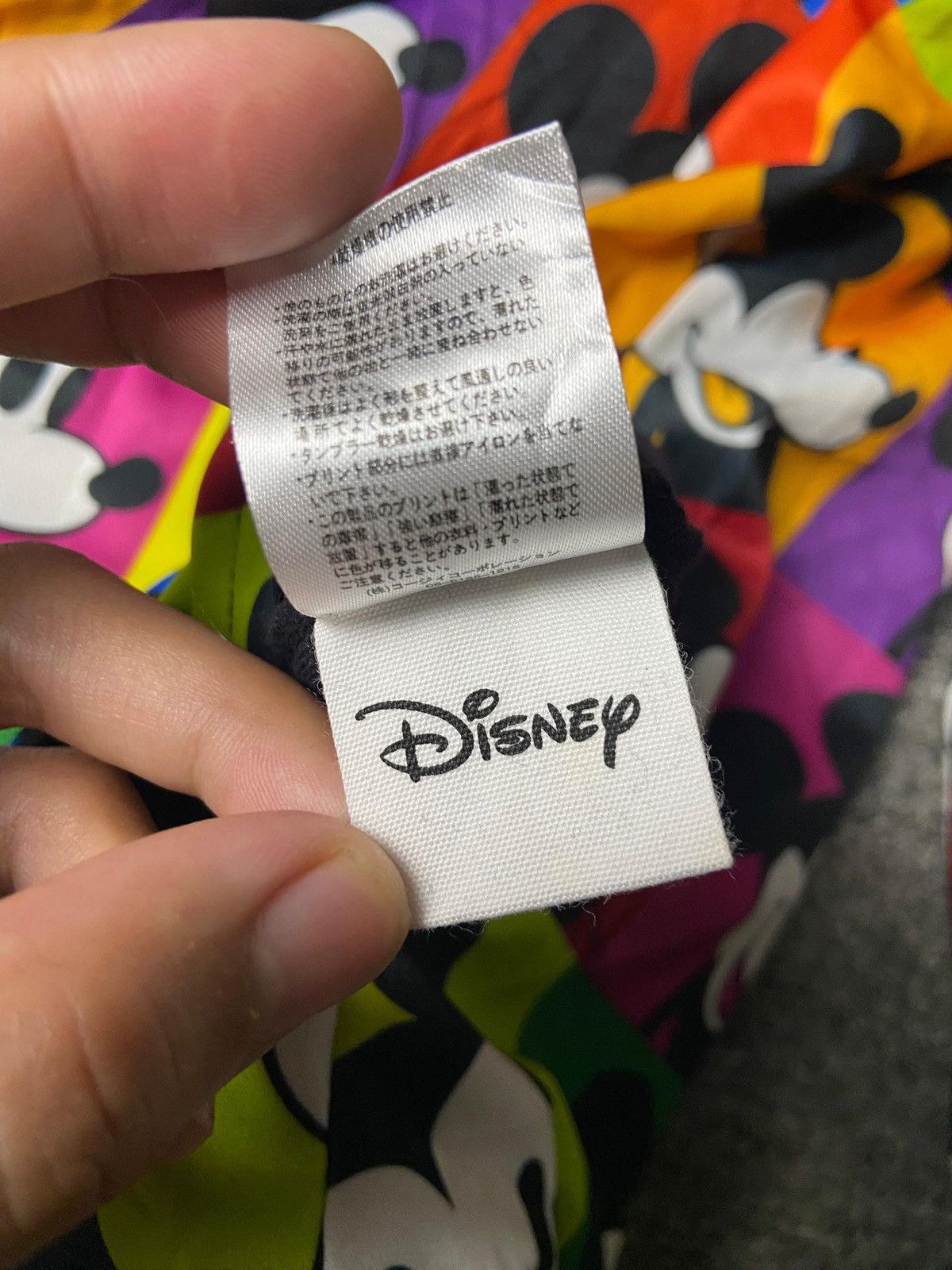 Japanese Brand Baby Doll Mickey Overprint Reversible Fleece Jacket (156) Size US L / EU 52-54 / 3 - 8 Thumbnail