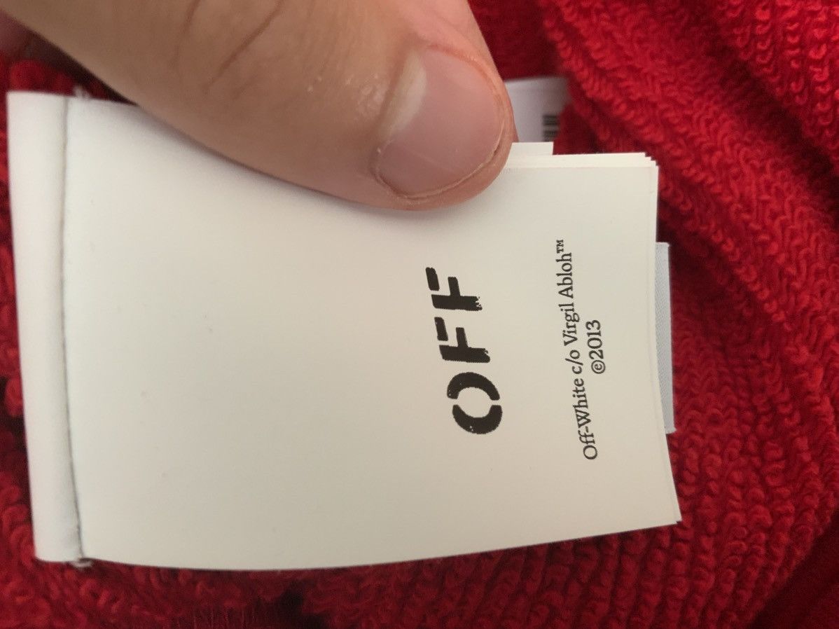 Off-White Off-White red scorpion patch hoodie Size US S / EU 44-46 / 1 - 9 Thumbnail