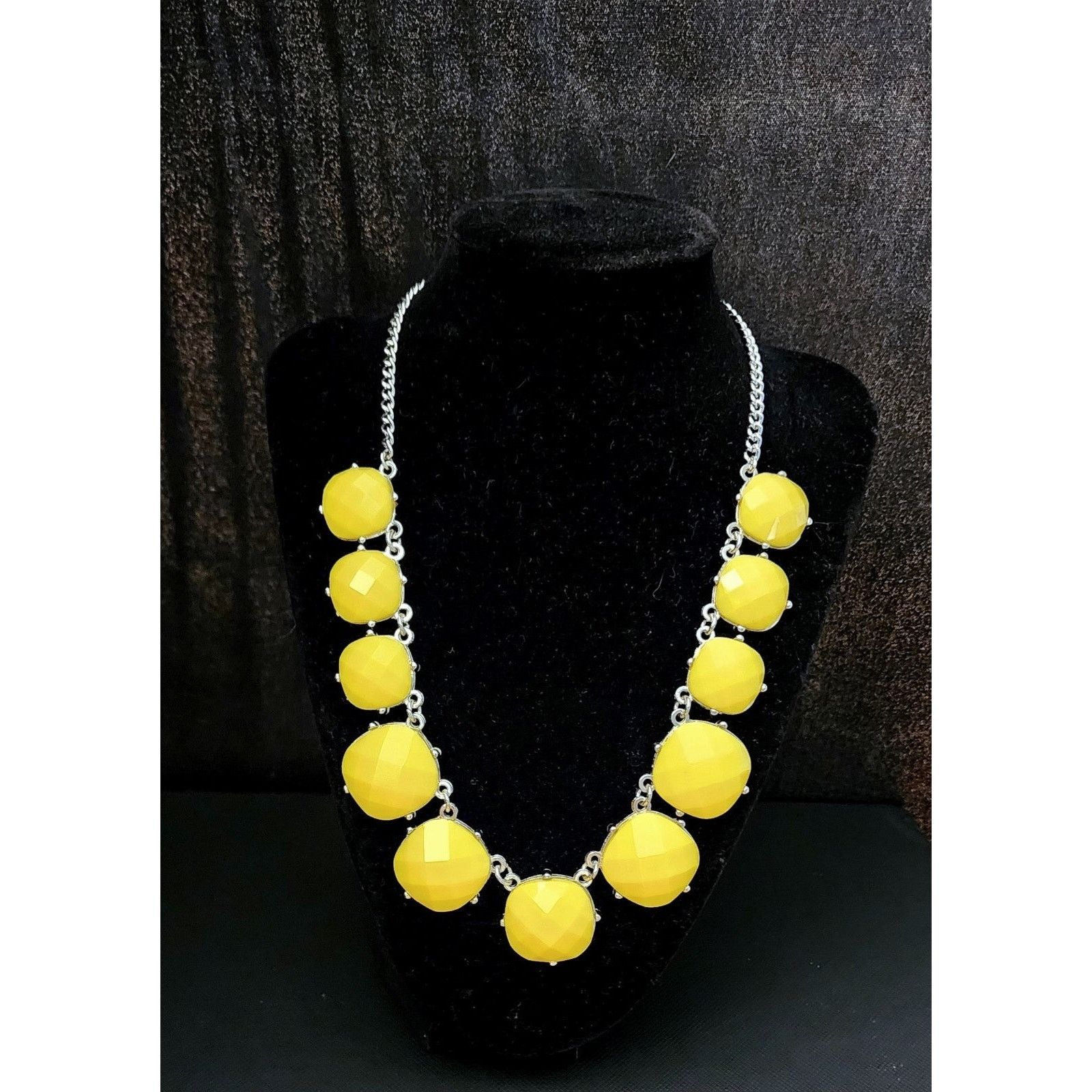 Other Constance yellow acrylic and nickel necklace Size ONE SIZE - 3 Thumbnail