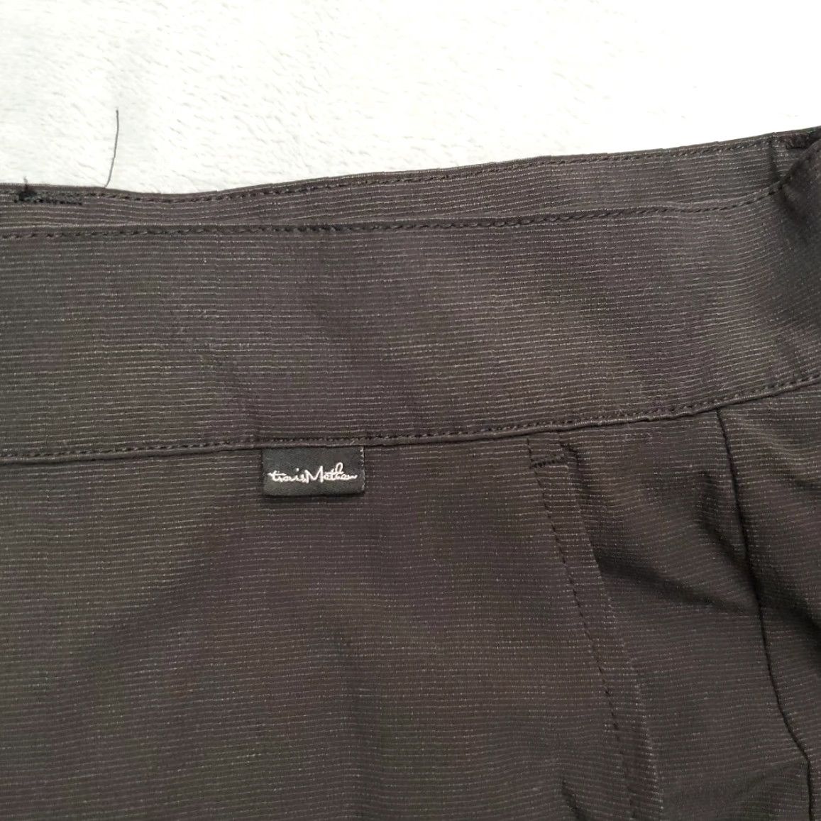 TravisMathew VINTAGE Travis Mathew Shorts Mens 38 Gray Performance Stretch Blend Golf Size US 38 / EU 54 - 3 Thumbnail