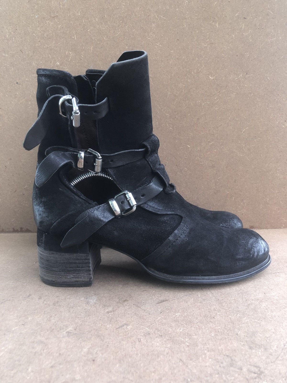 A.S.98 A.S 98 Black Calfskin Leather women’s Boots Size 39 Size US 8.5 / IT 38.5 - 1 Thumbnail