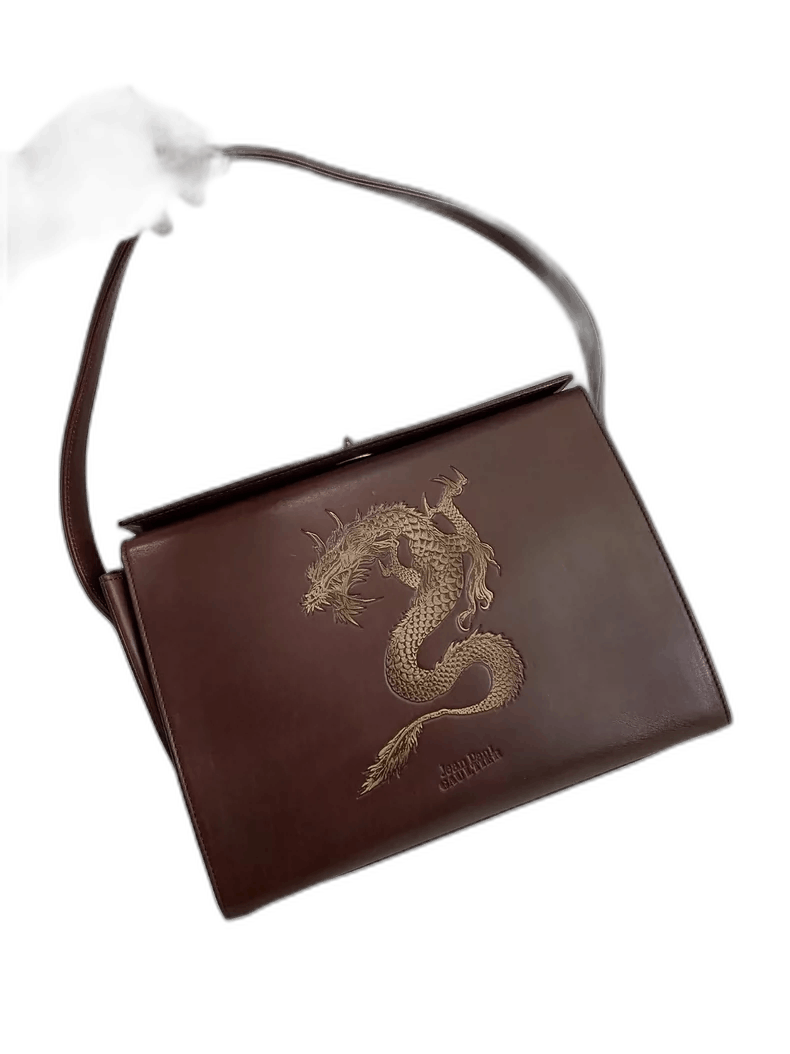 Jean Paul Gaultier Jean Paul Gaultier Dragon Pattern Shoulder Bag Size ONE SIZE - 1 Thumbnail
