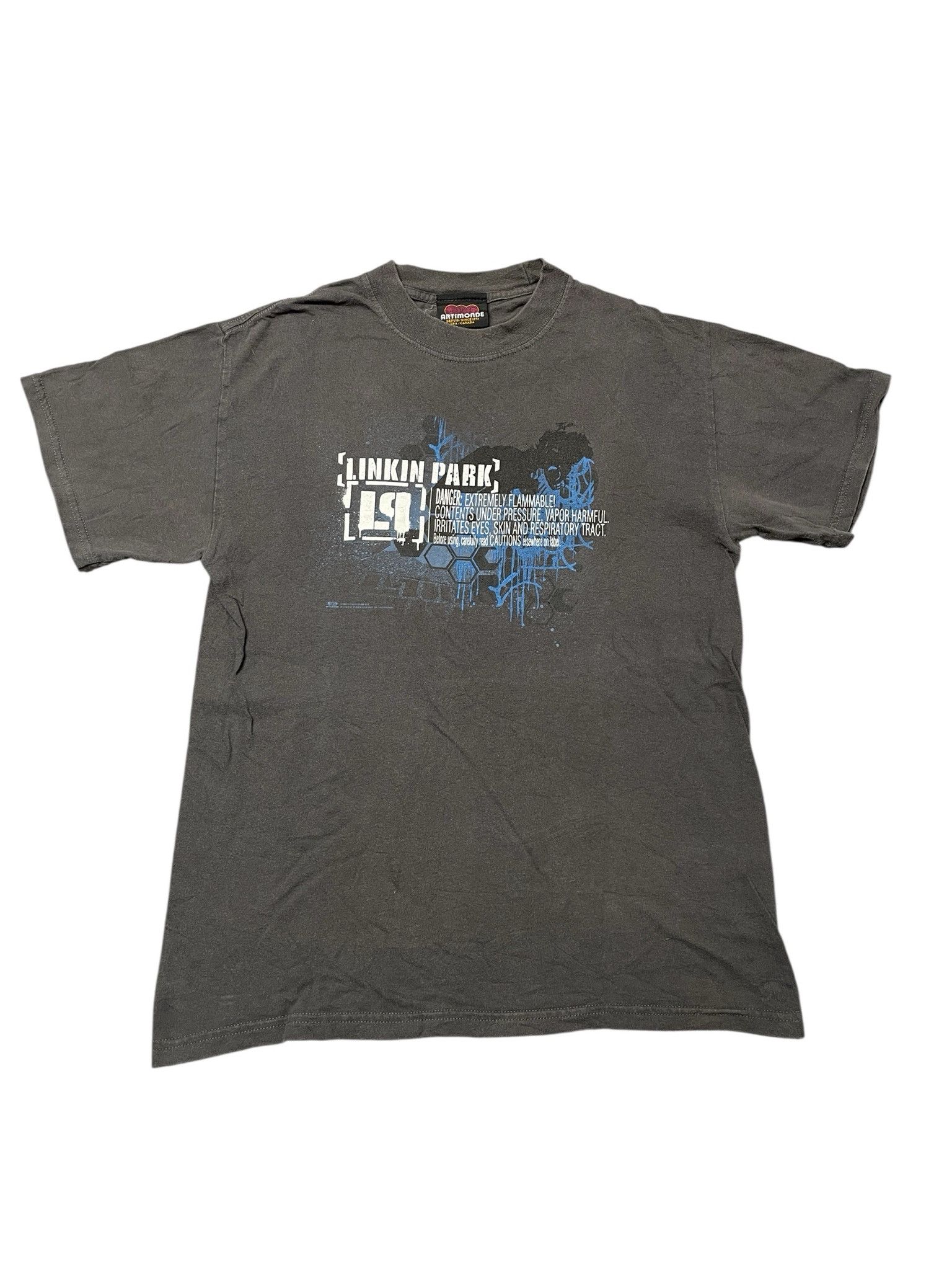 X-LARGE Vintage 2003 Y2K Linkin Park Meteora Tour Band T-Shirt Size US L / EU 52-54 / 3 - 1 Thumbnail